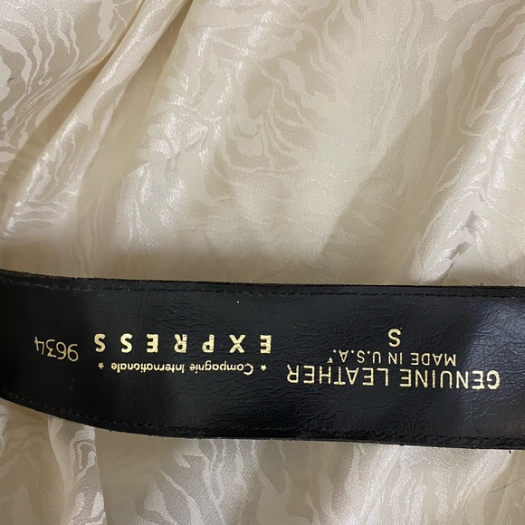 Express Vintage Genuine Leather Leopard Belt S - Picture 4 of 6